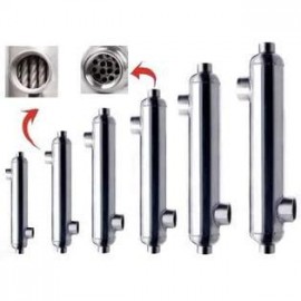 WiseWater WiseWate Spa Solar Pool Heat Exchanger 210kBtu: Stainless Steel 316L Opposite Side for Better Heat-Transfer (Brackets Included)