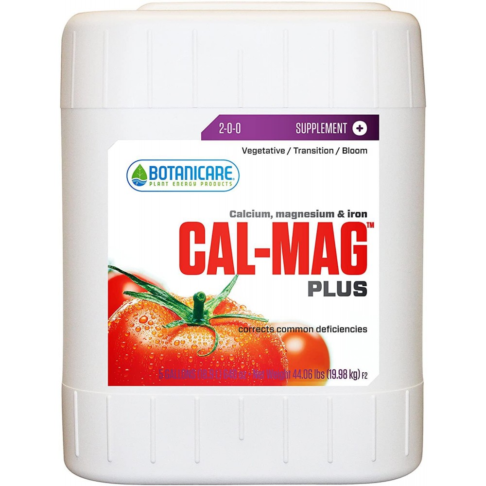 Botanicare HGC732125 Cal-Mag Plus Calcium, Magnesium & Iron Plant Supplement 5-Gallon Botanicare HGC732125 Cal-Mag Plus Calcium, Magnesium & Iron Plant Supplement 5-Gallon