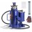 Anbull 20 Ton Air Hydraulic Bottle Jack, Blue Pneumatic Hydraulic Bottle Jack with Manual Hand Pump for Heavy Duty Auto Truck Repair