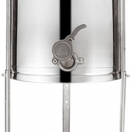 VINGLI Upgraded 4 Frame Honey Extractor Separator,304 Food Grade Stainless Steel Honeycomb Spinner Drum Manual Crank With Adjustable Height Stands,Beekeeping Pro Extraction Apiary Centrifuge Equipment