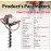 Anbull 48F Dually 1 or 2-Person Earth Auger Powerhead - 72cc 2-Cycle Viper Engine with Translucent Fuel Mixing Tank