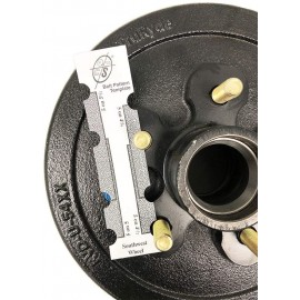 Southwest Wheel 3,500 lbs. Trailer Axle Self Adjusting Electric Brake Kit 5-4.5 Southwest Wheel 3,500 lbs. Trailer Axle Self Adjusting Electric Brake Kit 5-4.5