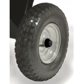 10 cu. ft. Steel Dump Cart with Pneumatic Tires and Removable Tailgate