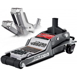 Powerbuilt 620479E Xtra Low Profile Floor Jack with Safety Bar - 2 Ton Load Capacity Powerbuilt 620479E Xtra Low Profile Floor Jack with Safety Bar - 2 Ton Load Capacity