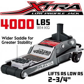 Powerbuilt 620479E Xtra Low Profile Floor Jack with Safety Bar - 2 Ton Load Capacity Powerbuilt 620479E Xtra Low Profile Floor Jack with Safety Bar - 2 Ton Load Capacity