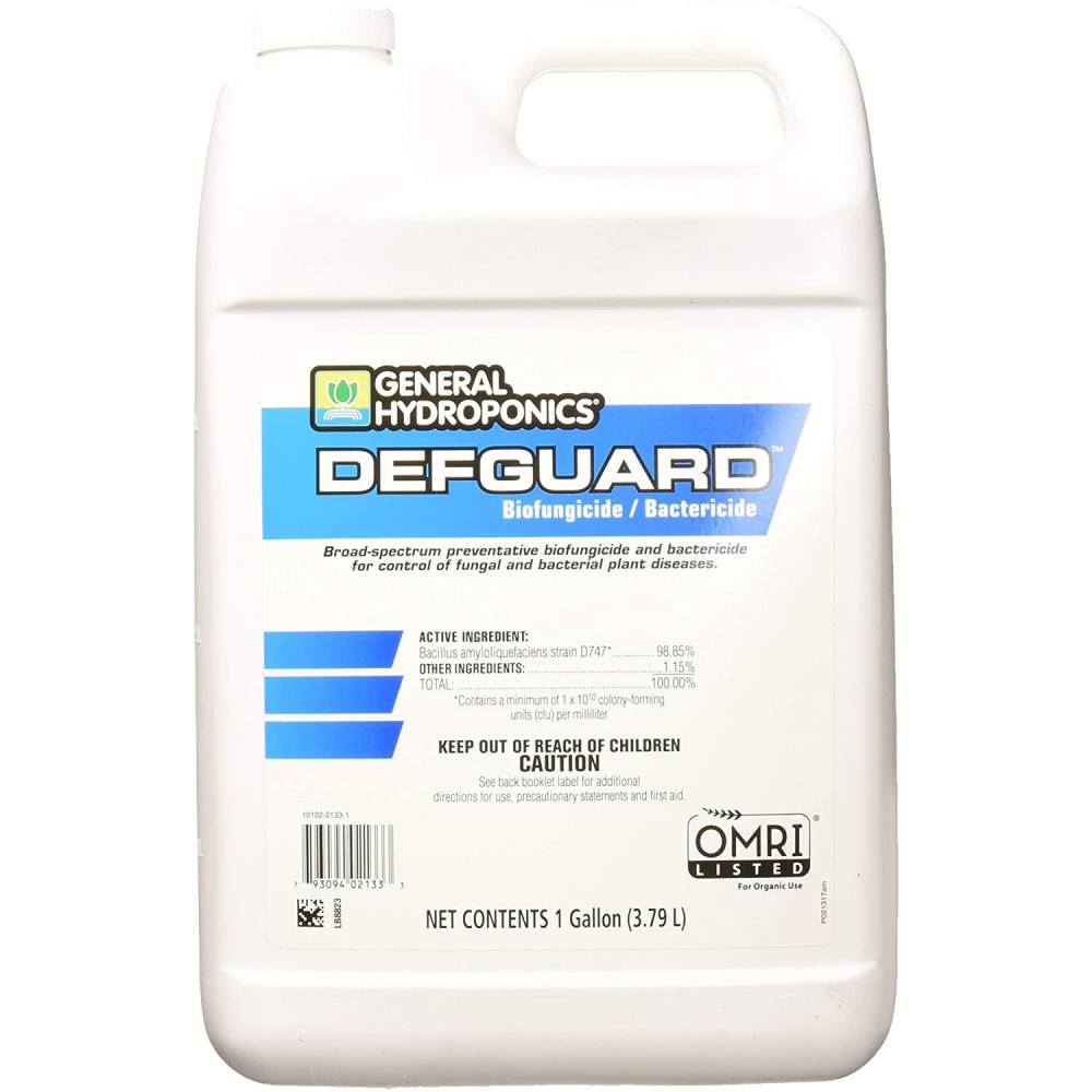 General Hydroponics GH2133 Gallon Control Defguard Bio Fungicide, White Nutrient General Hydroponics GH2133 Gallon Control Defguard Bio Fungicide, White Nutrient