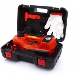 STANDTALL Electric Car Jack 5 Ton 12V Hydraulic Car Jack LED Light Portable Car Repair Tool Kit STANDTALL Electric Car Jack 5 Ton 12V Hydraulic Car Jack LED Light Portable Car Repair Tool Kit