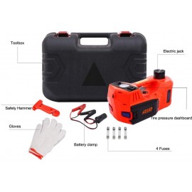 STANDTALL Electric Car Jack 5 Ton 12V Hydraulic Car Jack LED Light Portable Car Repair Tool Kit STANDTALL Electric Car Jack 5 Ton 12V Hydraulic Car Jack LED Light Portable Car Repair Tool Kit