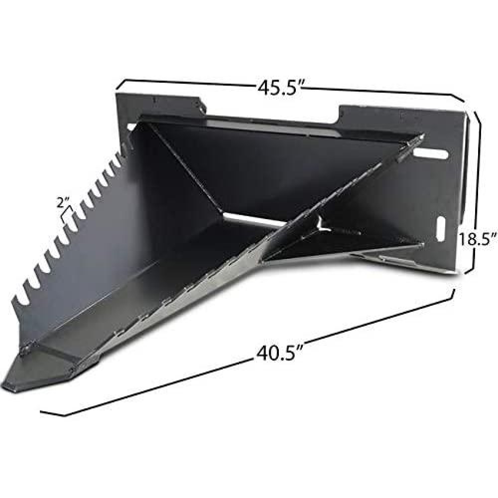 Titan Stump Bucket Tree Spade Scoop Digger Skid Steer Bobcat