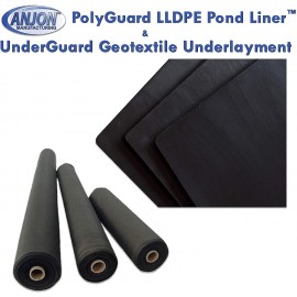 PolyGuard Liners LLDPE - 15 ft. x 25 ft. 30 Mil Pond Liner and Geo Combo PolyGuard Liners LLDPE - 15 ft. x 25 ft. 30 Mil Pond Liner and Geo Combo