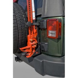 Rugged Ridge 11586.01 Textured Black Off-Road Jack Mount for 2007-2018 Jeep Wrangler JK Rugged Ridge 11586.01 Textured Black Off-Road Jack Mount for 2007-2018 Jeep Wrangler JK