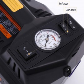 ROGTZ Electric Car Jack 5 Ton 12V Hydraulic Car Jack LED Light Portable Car Repair Tool Kit (Black) ROGTZ Electric Car Jack 5 Ton 12V Hydraulic Car Jack LED Light Portable Car Repair Tool Kit (Black)