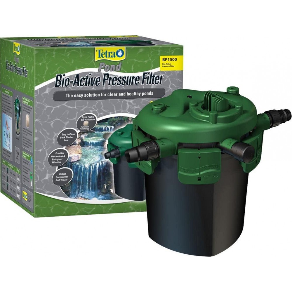 TetraPond Bio-Active Pressure Filter for Clear and Healthy Ponds TetraPond Bio-Active Pressure Filter for Clear and Healthy Ponds