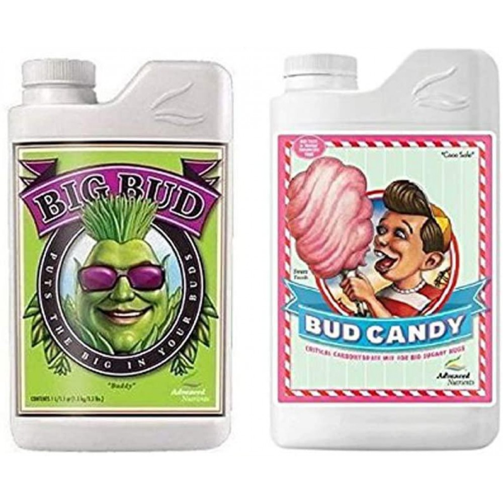 Advanced Nutrients Big Bud and Bud Candy Bundle Set Fertilizers Hydroponics (4 Liter) Advanced Nutrients Big Bud and Bud Candy Bundle Set Fertilizers Hydroponics (4 Liter)
