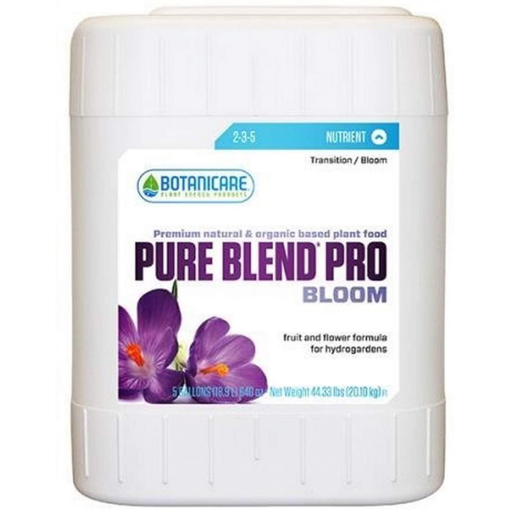 Botanicare Pure Blend Pro Bloom Hydro Nutrient 2-3-5 Formula, 5-Gallon Botanicare Pure Blend Pro Bloom Hydro Nutrient 2-3-5 Formula, 5-Gallon