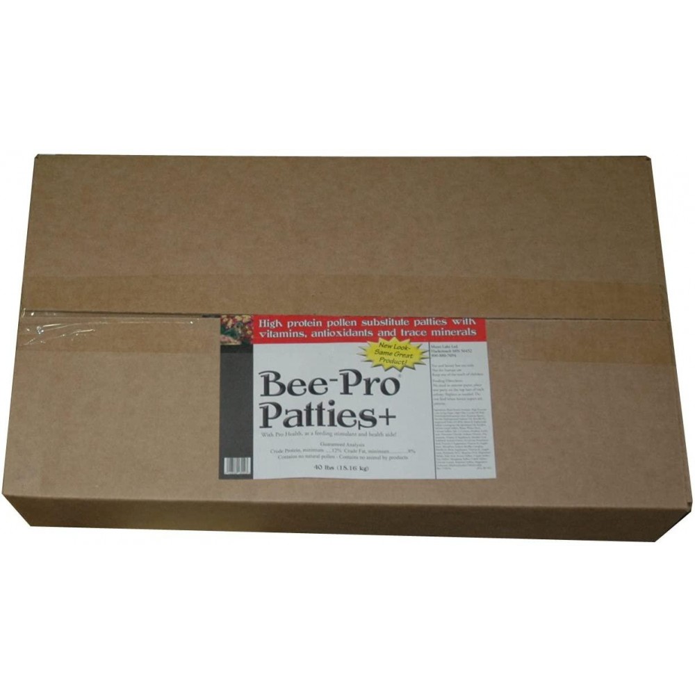 Mann Lake FD355 Bee Pro Patties with Pro Health, 40-Pound Mann Lake FD355 Bee Pro Patties with Pro Health, 40-Pound