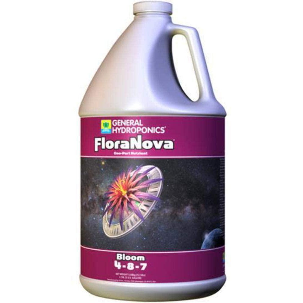 General Hydroponics FloraNova Bloom 1 Gallon 128oz Liquid Nutrient Grow Formula General Hydroponics FloraNova Bloom 1 Gallon 128oz Liquid Nutrient Grow Formula