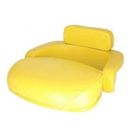 Seat 3-Piece Set Vinyl Yellow John Deere Seat 3-Piece Set Vinyl Yellow John Deere