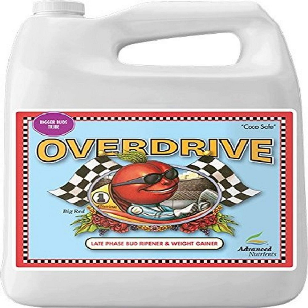 Advanced Nutrients GL523750-15 Overdrive Fertilizer 4 Liter, Brown/A Advanced Nutrients GL523750-15 Overdrive Fertilizer 4 Liter, Brown/A