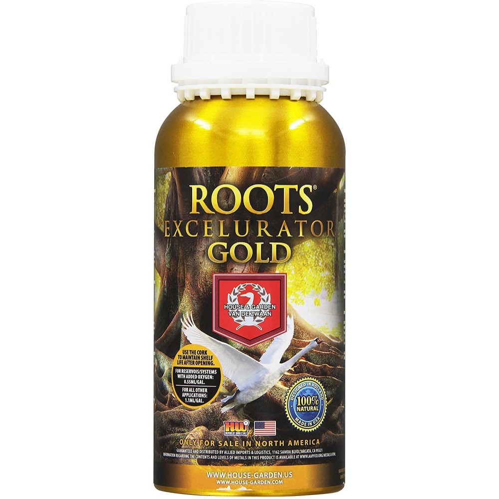 House & Garden HGRXL005 Roots Gold Excelurator Fertilizer, 500 ml House & Garden HGRXL005 Roots Gold Excelurator Fertilizer, 500 ml