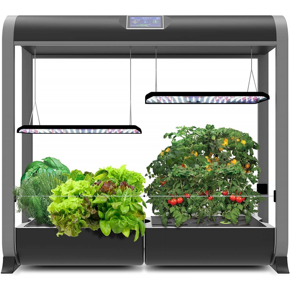 AeroGarden Farm 24Plus, w/Salad Bar Seed Kit, Black AeroGarden Farm 24Plus, w/Salad Bar Seed Kit, Black