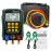 Refrigeration Digital Manifold Gauge Meter Vacuum Temperature Tester +Clip&Pipe