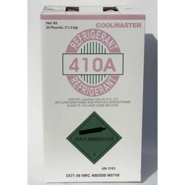 COOLMASTER R410a Refrigerant 25lb tank New Factory Sealed (14314-1 EO LOC. J-3)